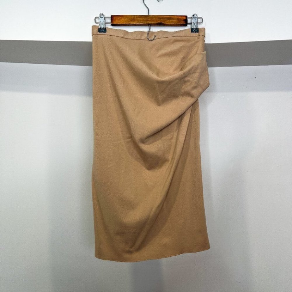 Moschino Camel Pencil Skirt